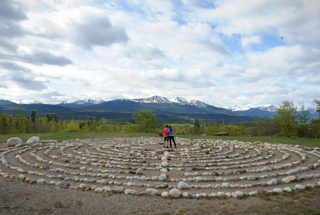 grande cache ab labyrinth couple centered jeremy derksen
